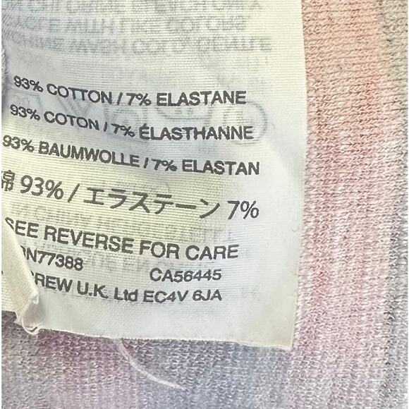 J. Crew Striped T-Shirt Dress Red Navy Short Sleeve C6514 Size S - Picture 11 of 12